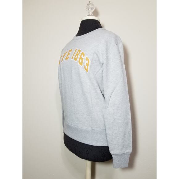 FRYE Women's Fleece Sweatshirt Pullover Sweater w/ Tags XS X-Small Gray NWT - Picture 5 of 12